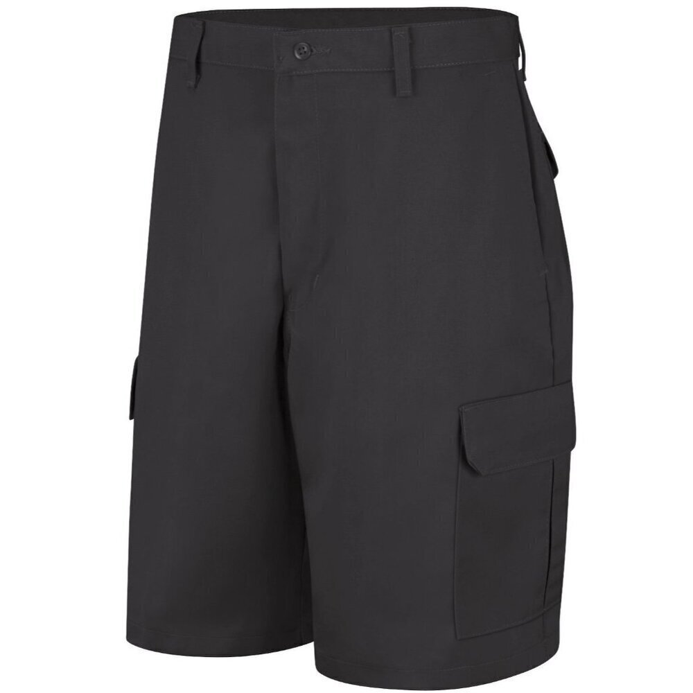Red Kap Shorts 34" x 10" NWT Mens Black Cargo 6 Pockets Stain Resistant